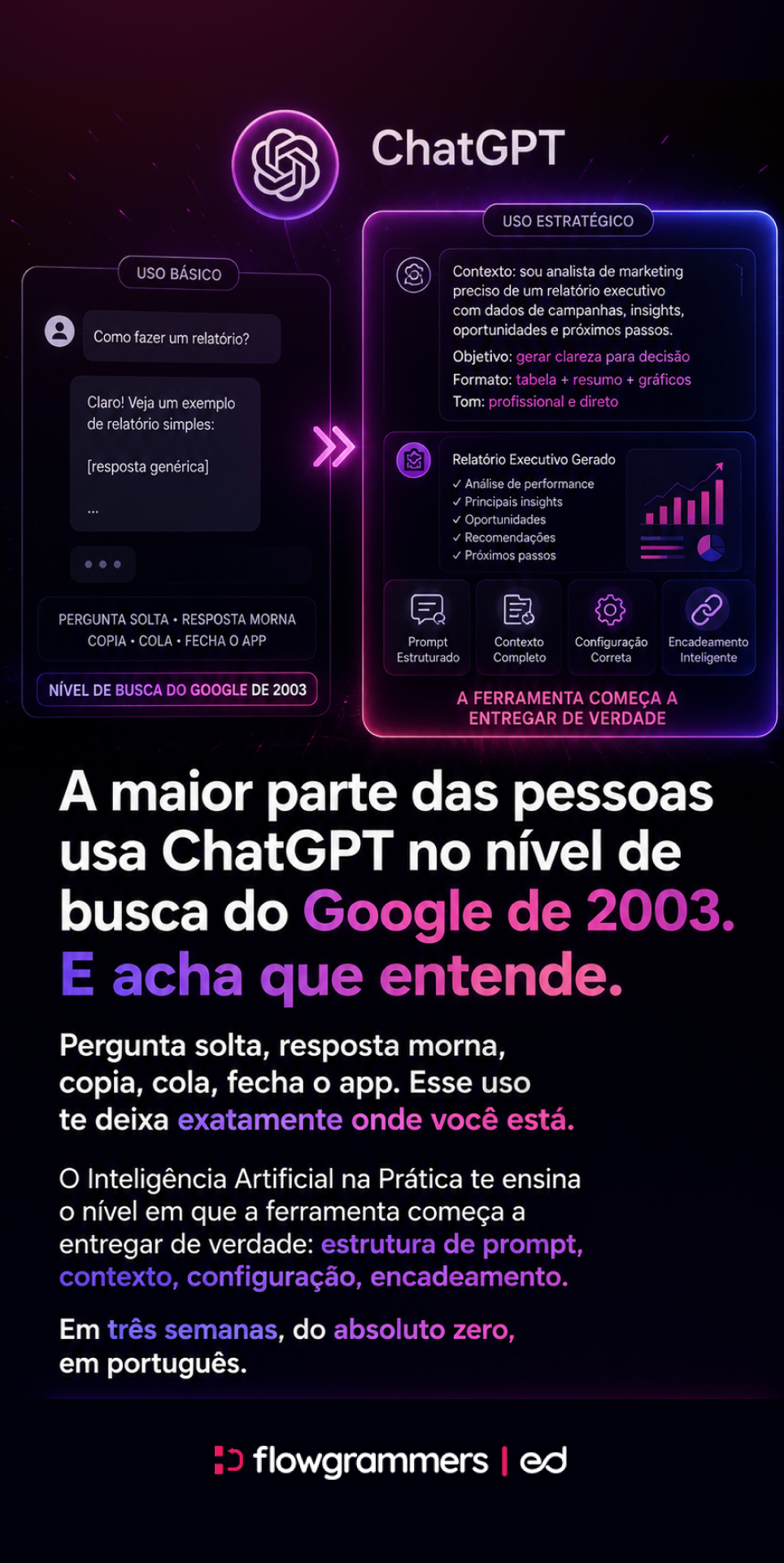 Exemplo de peça do curso sobre uso estratégico de ChatGPT